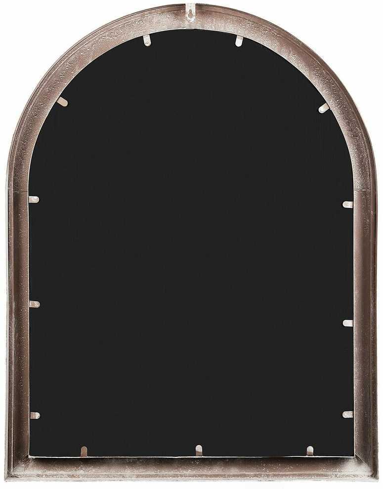 Beliani Sieninis veidrodis EMBRY 69 cm 88 cm metalinis smėlio spalvos