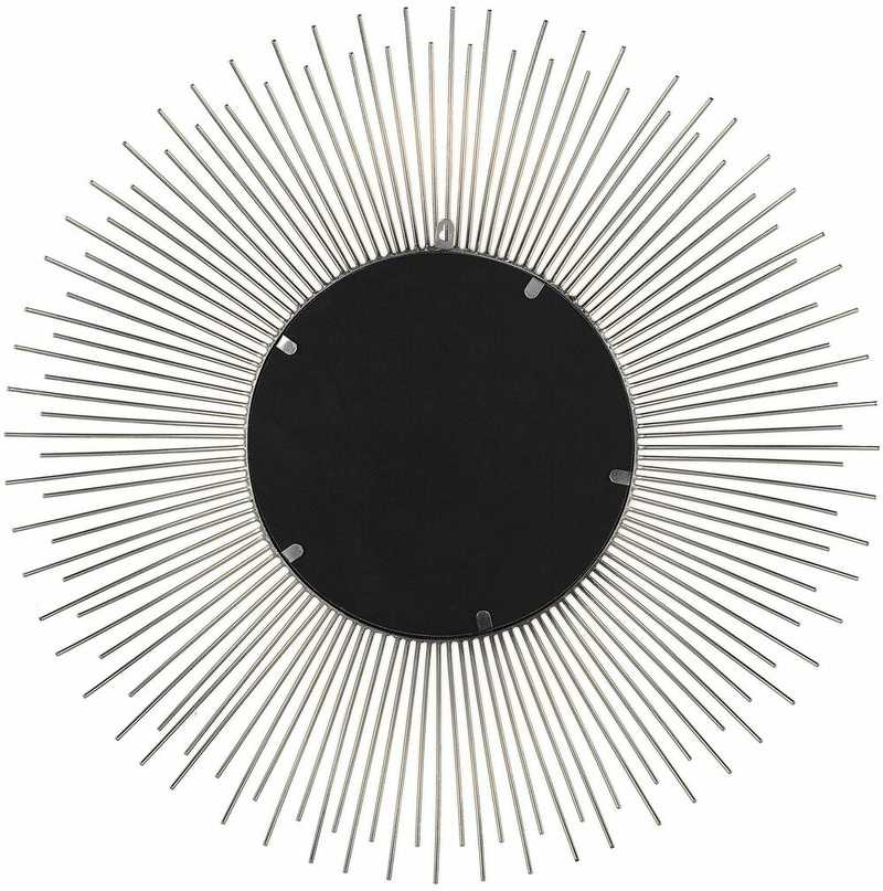 Beliani Sieninis veidrodis CILLY 80 cm 80 cm metalinis sidabrinis