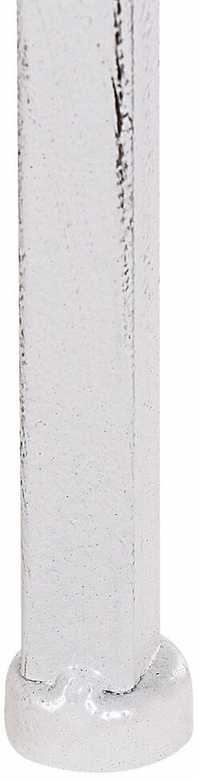 Beliani VALDIVIA metalinė lentyna, 166 cm 40 cm, balta