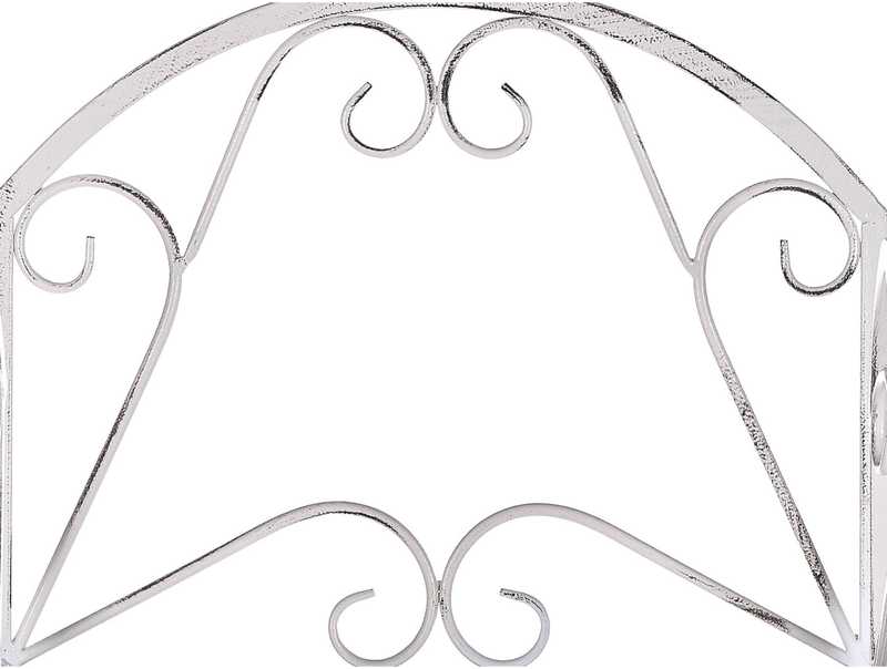 Beliani VALDIVIA metalinė lentyna, 166 cm 40 cm, balta
