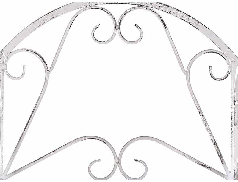 Beliani VALDIVIA metalinė lentyna, 166 cm 40 cm, balta