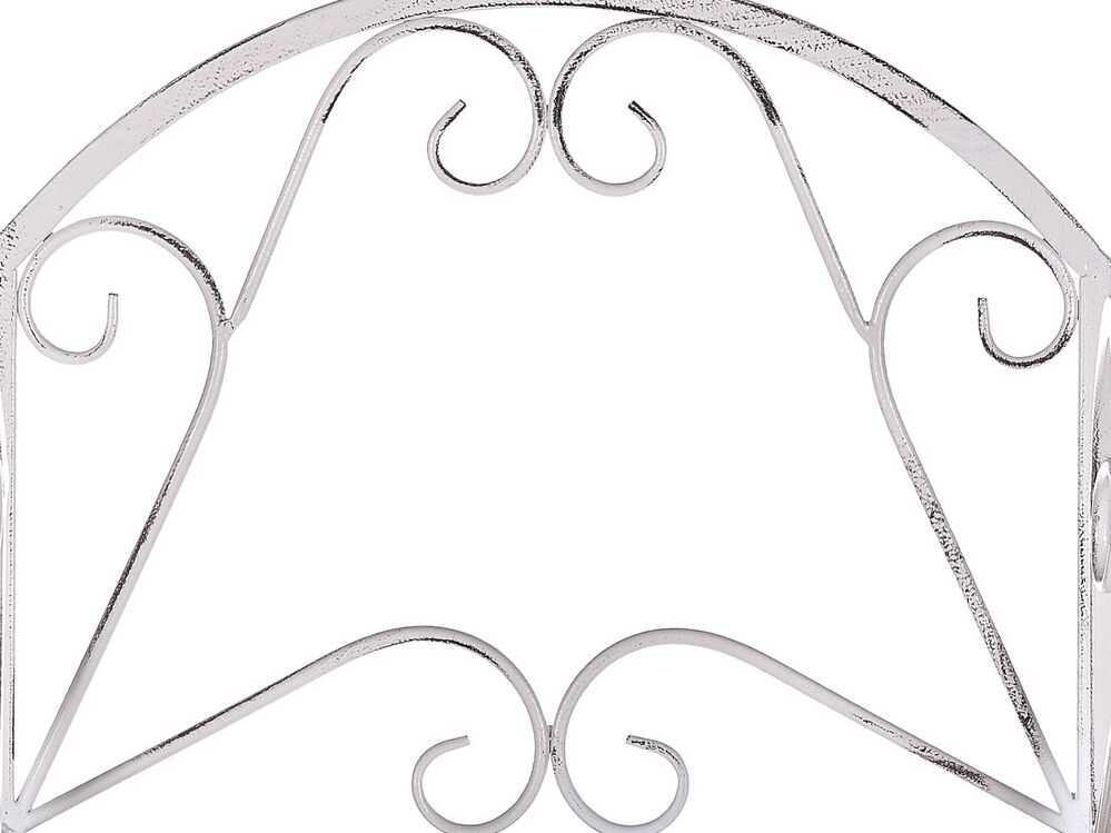 Beliani VALDIVIA metalinė lentyna, 166 cm 40 cm, balta