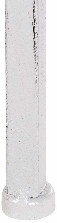 Beliani VALDIVIA metalinė lentyna, 166 cm 40 cm, balta