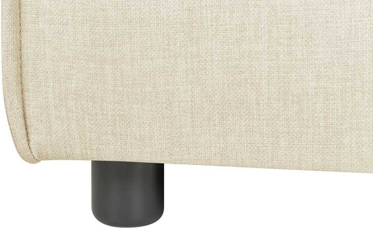 Sofa Beliani Vienvietis modulis APRICA smėlio spalvos iš dirbtinio lino