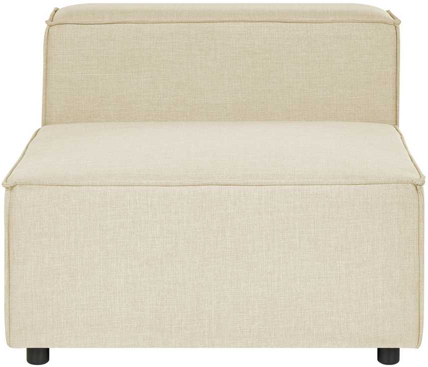 Sofa Beliani Vienvietis modulis APRICA smėlio spalvos iš dirbtinio lino