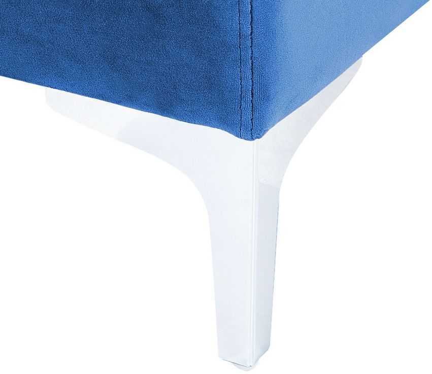 Sofa Beliani Vienvietis modulis EVJA tamsiai mėlynas veliūras