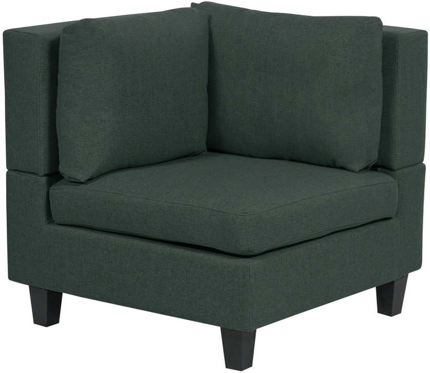 Sofa Beliani Kampinis modulis UNSTAD tamsiai žalias