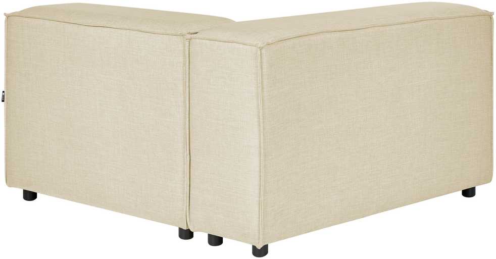 Sofa Beliani Kampinis modulis APRICA smėlio spalvos sintetinis linas