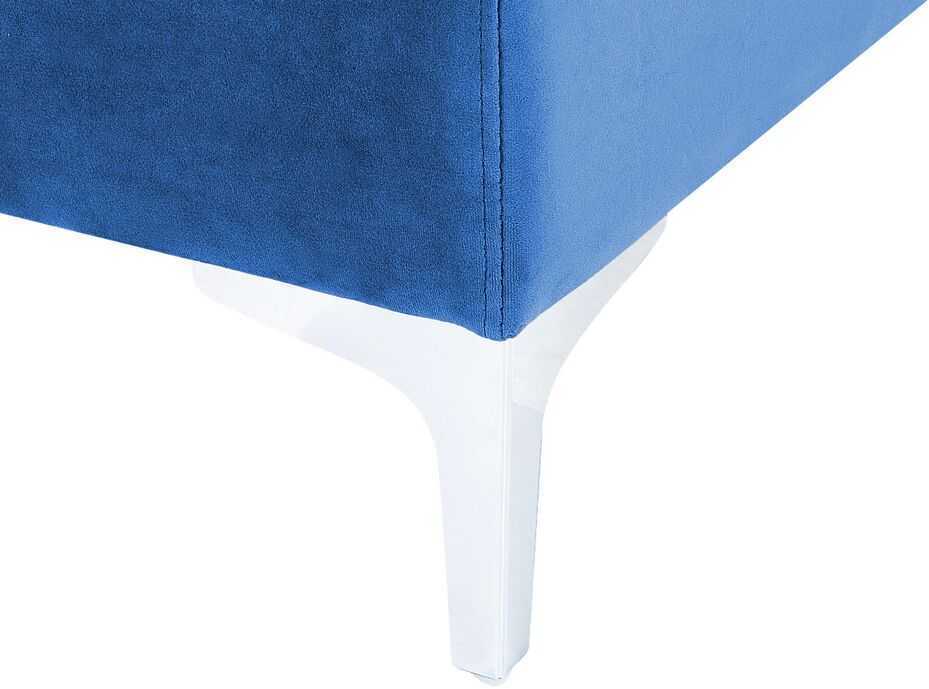 Sofa Beliani Kampinis modulis EVJA tamsiai mėlynas veliūras