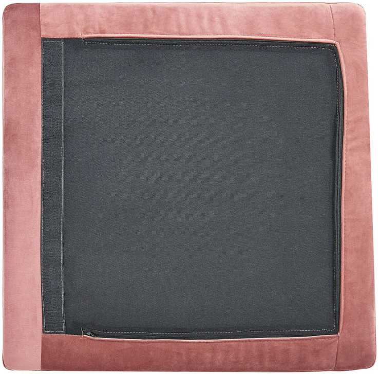 Sofa Beliani Kampinis modulis EVJA, rožinis veliūras