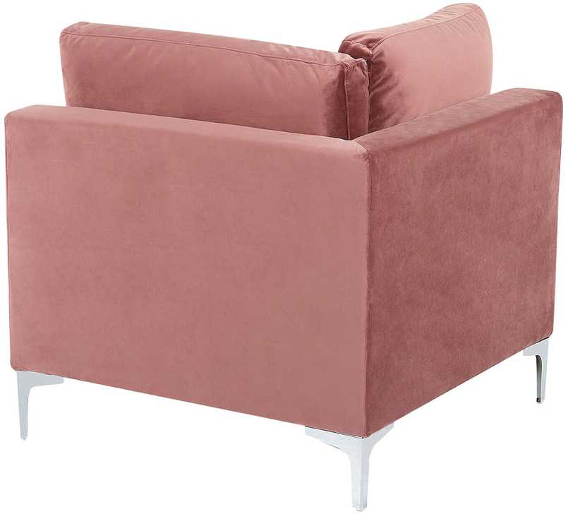 Sofa Beliani Kampinis modulis EVJA, rožinis veliūras