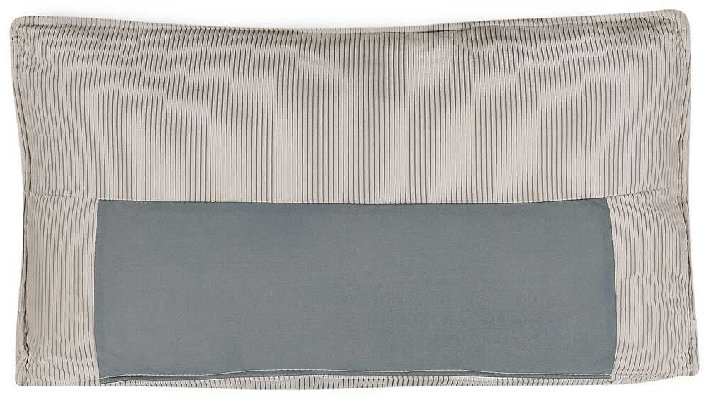 Beliani Išskleidžiama 3 vietų kampinė sofa ABACKA, velvetas, smėlio spalvos, kairinė