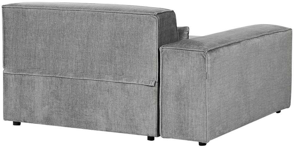 Beliani 4 vietų modulinė kampinė sofa HELLNAR dešininė, pilka