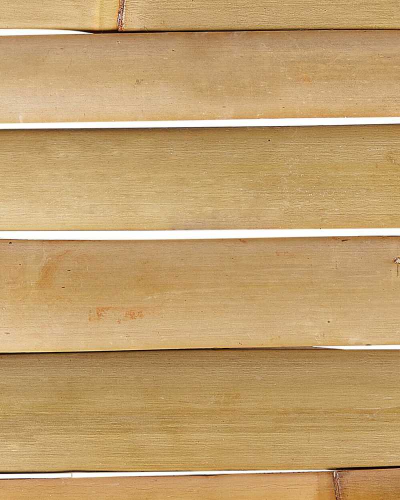 Beliani Sodo kampinis modulis CERRETO Bambukas, kreminė balta