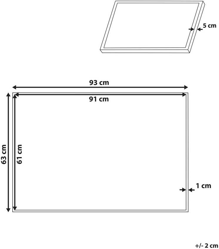 Beliani Drobė BIBBIENA su vaikišku motyvu 63 x 99 cm, spalvota