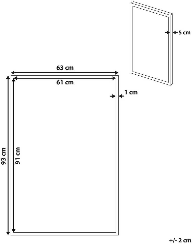 Beliani Drobė MUCCIA su gyvūno motyvu 63 x 99 cm ruda