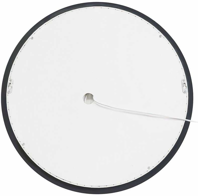 Beliani Vonios veidrodis su LED apšvietimu SELUNE 58 cm sidabrinis