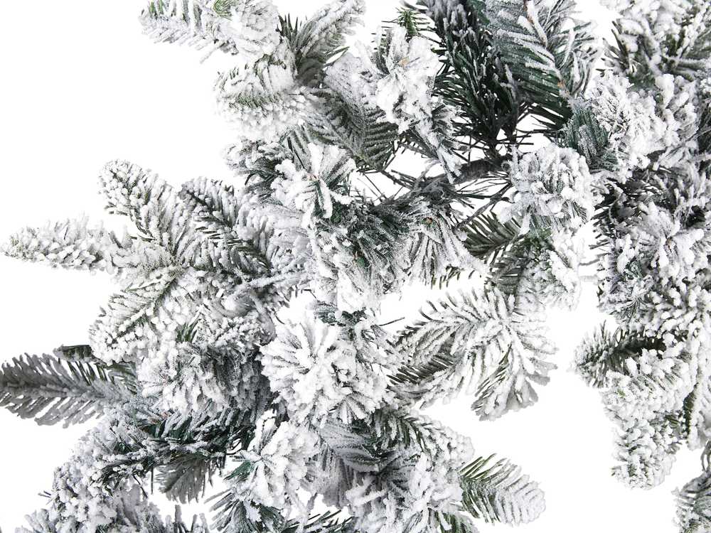 Beliani Apsnigta LED kalėdinė girlianda SUNDO 180 cm balta
