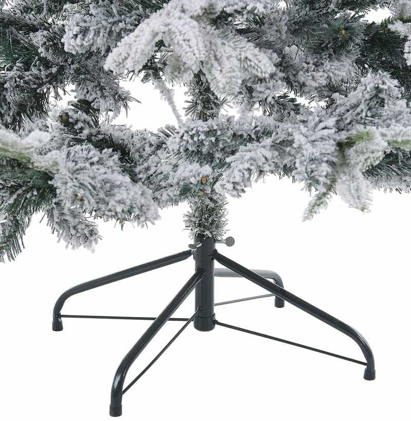 Beliani Snieguota dirbtinė Kalėdų eglutė TOMICHI 180 cm balta