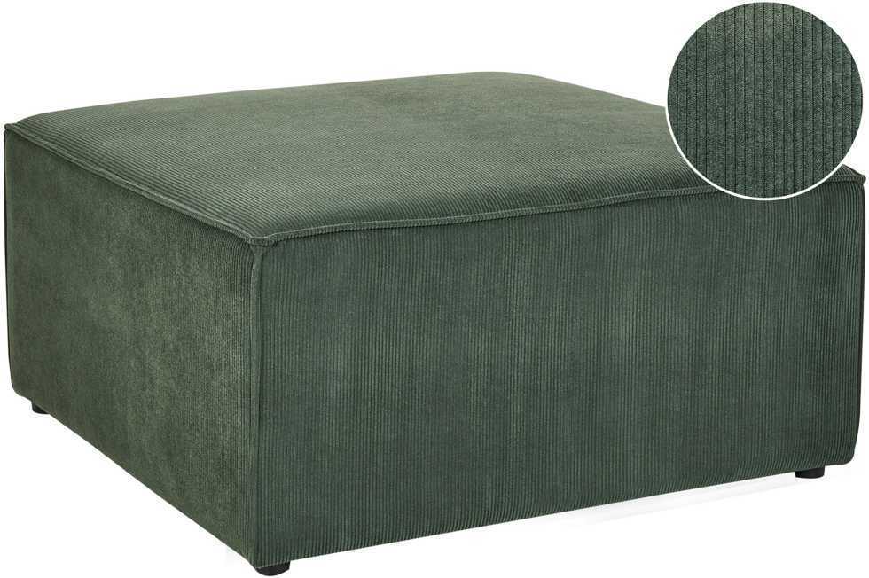 Beliani Otomana LEMVIG, žalias velvetas