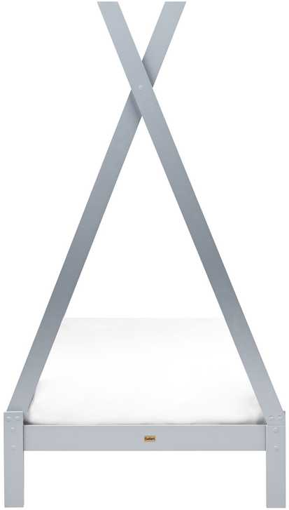 Beliani Vaikiška lova Tipi medis pušis DEVAY 90 x 200 cm Pilka