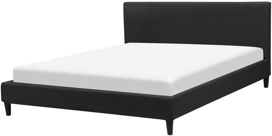 Beliani Lova FITOU 160 x 200 cm juoda
