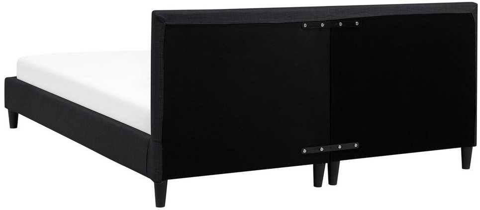 Beliani LED lova FITOU 160 x 200 cm juoda