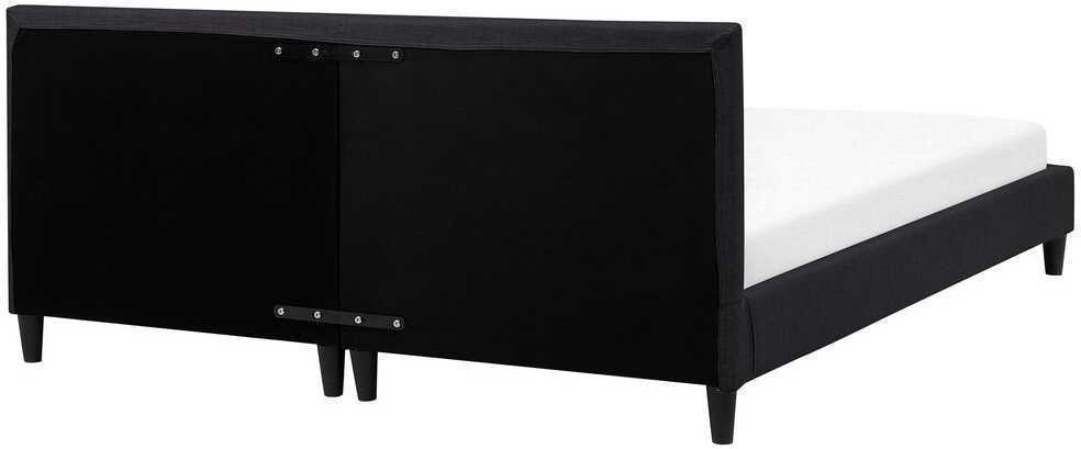 Beliani LED lova FITOU 180 x 200 cm juoda