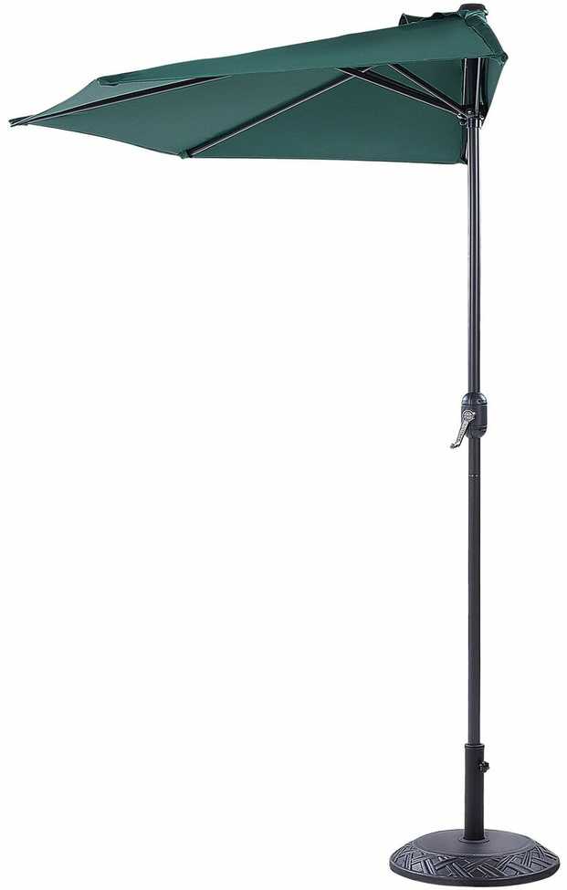 Beliani Pusapvalis skėtis 270 cm GALATI žalias
