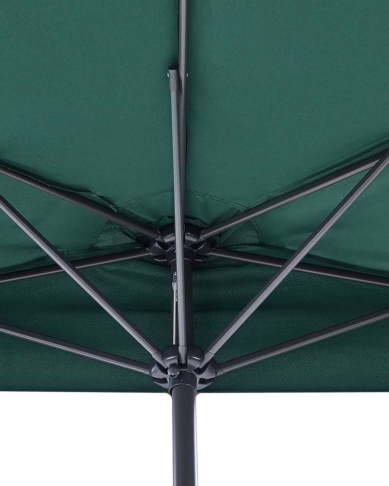 Beliani Pusapvalis skėtis 270 cm GALATI žalias