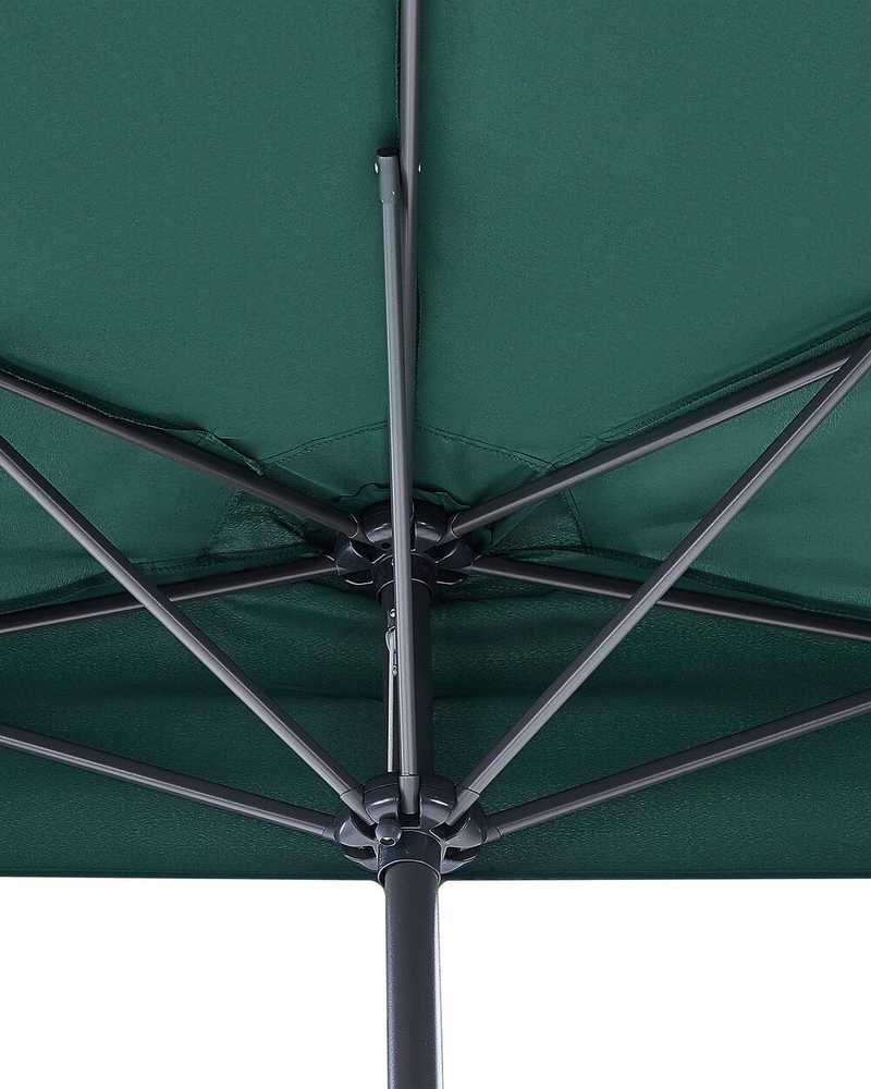 Beliani Pusapvalis skėtis 270 cm GALATI žalias