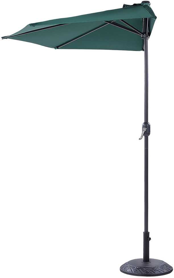 Beliani Pusapvalis skėtis 270 cm GALATI žalias