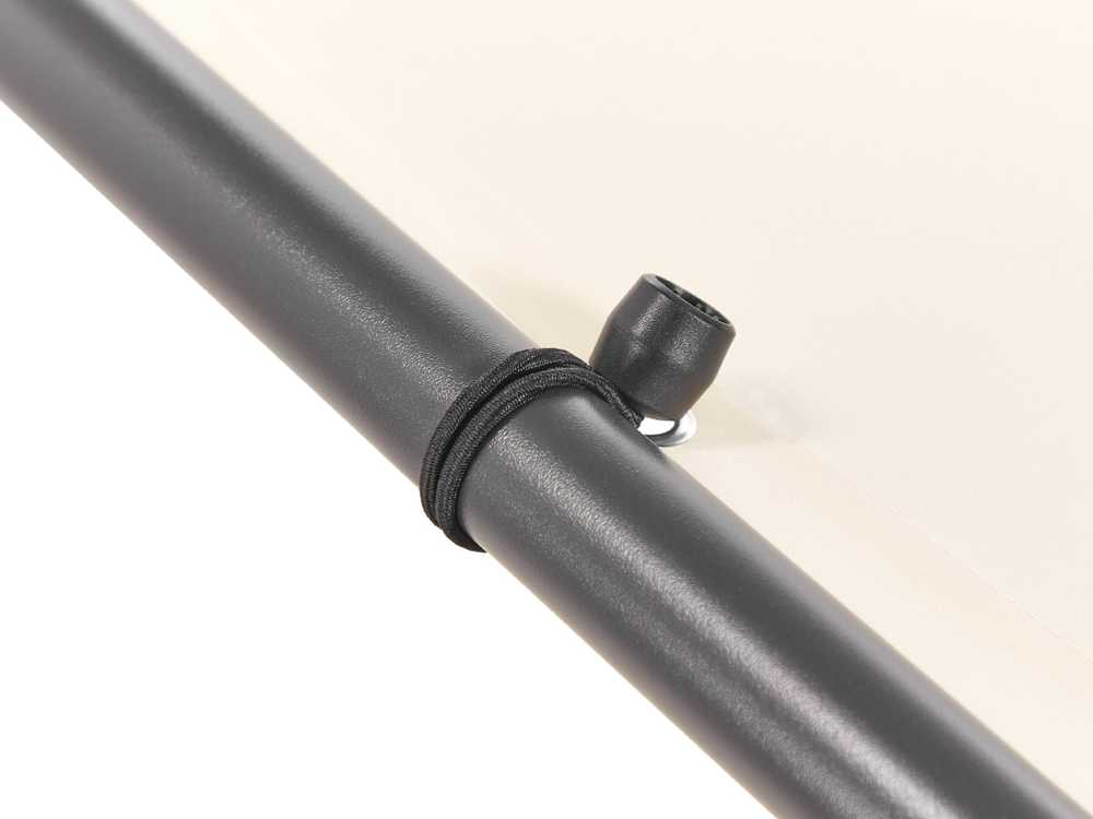 Beliani Sodo paviljonas VIMINO metalinis 282 cm 294 cm smėlio spalvos