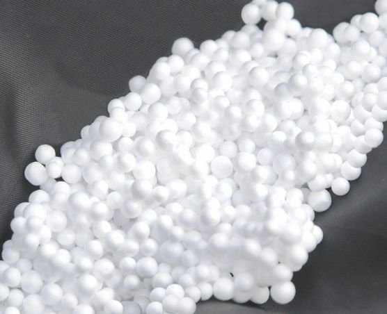Beliani Sėdmaišis 300 L FUZZY EPS 10 cm 60 cm Baltas