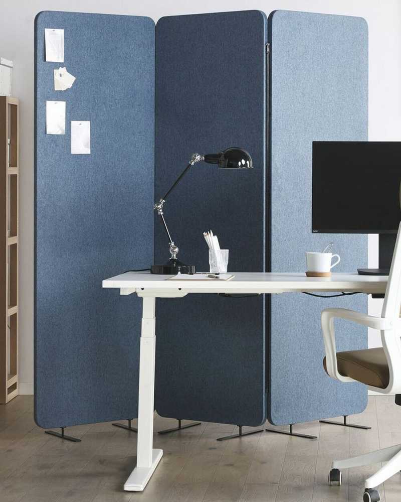 Beliani Pertvara STANDI 184 x 184 cm mėlyna