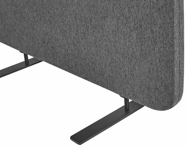 Beliani Pertvara STANDI 184 x 184 cm Pilka
