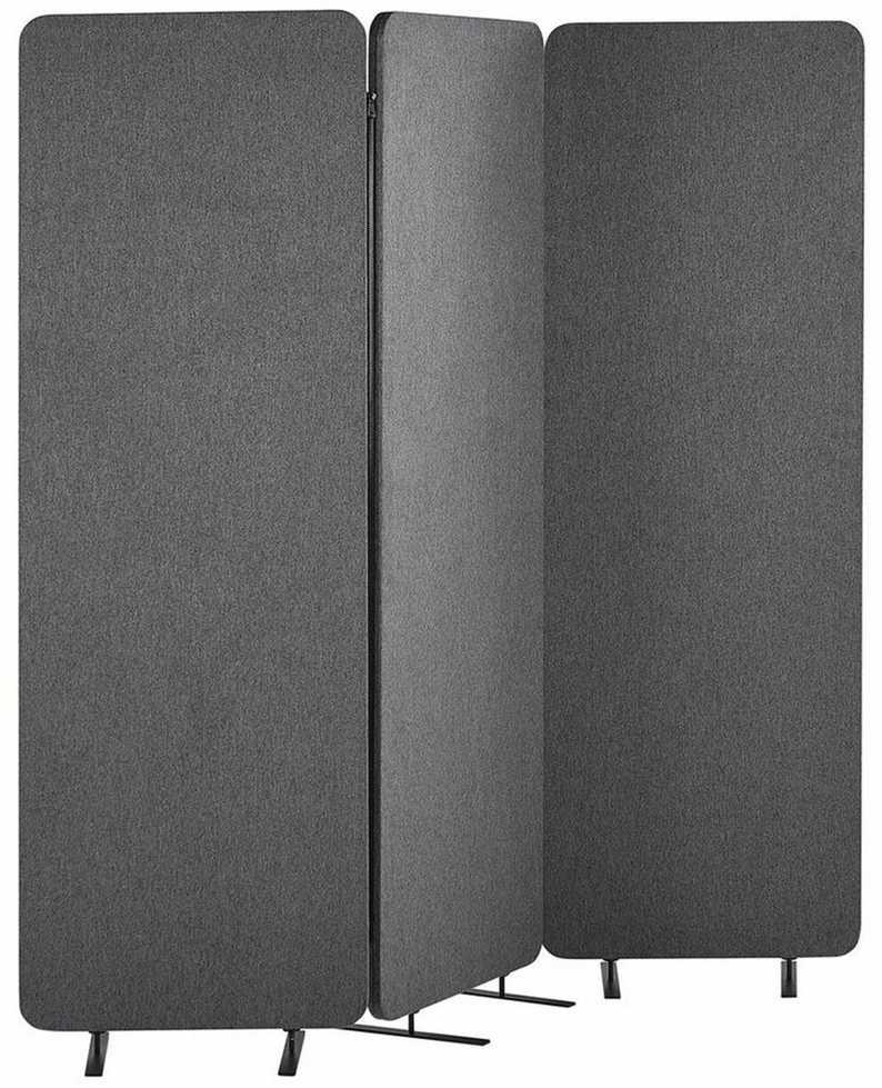 Beliani Pertvara STANDI 184 x 184 cm Pilka