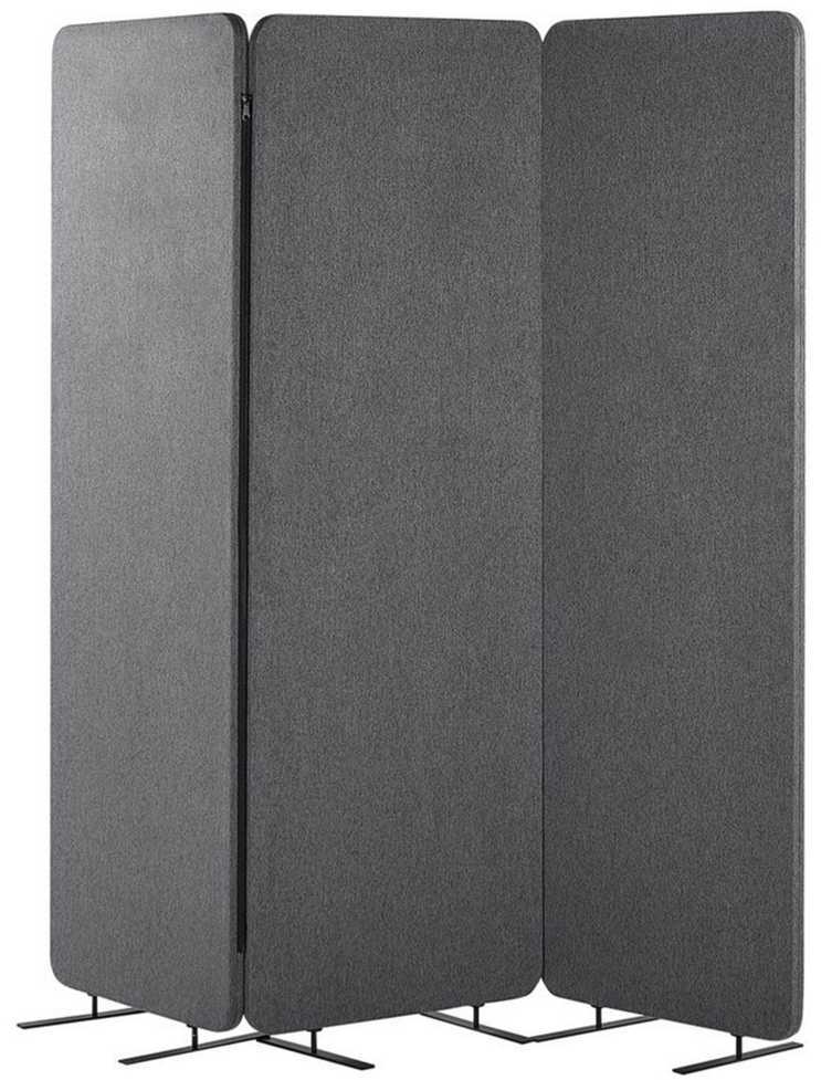 Beliani Pertvara STANDI 184 x 184 cm Pilka