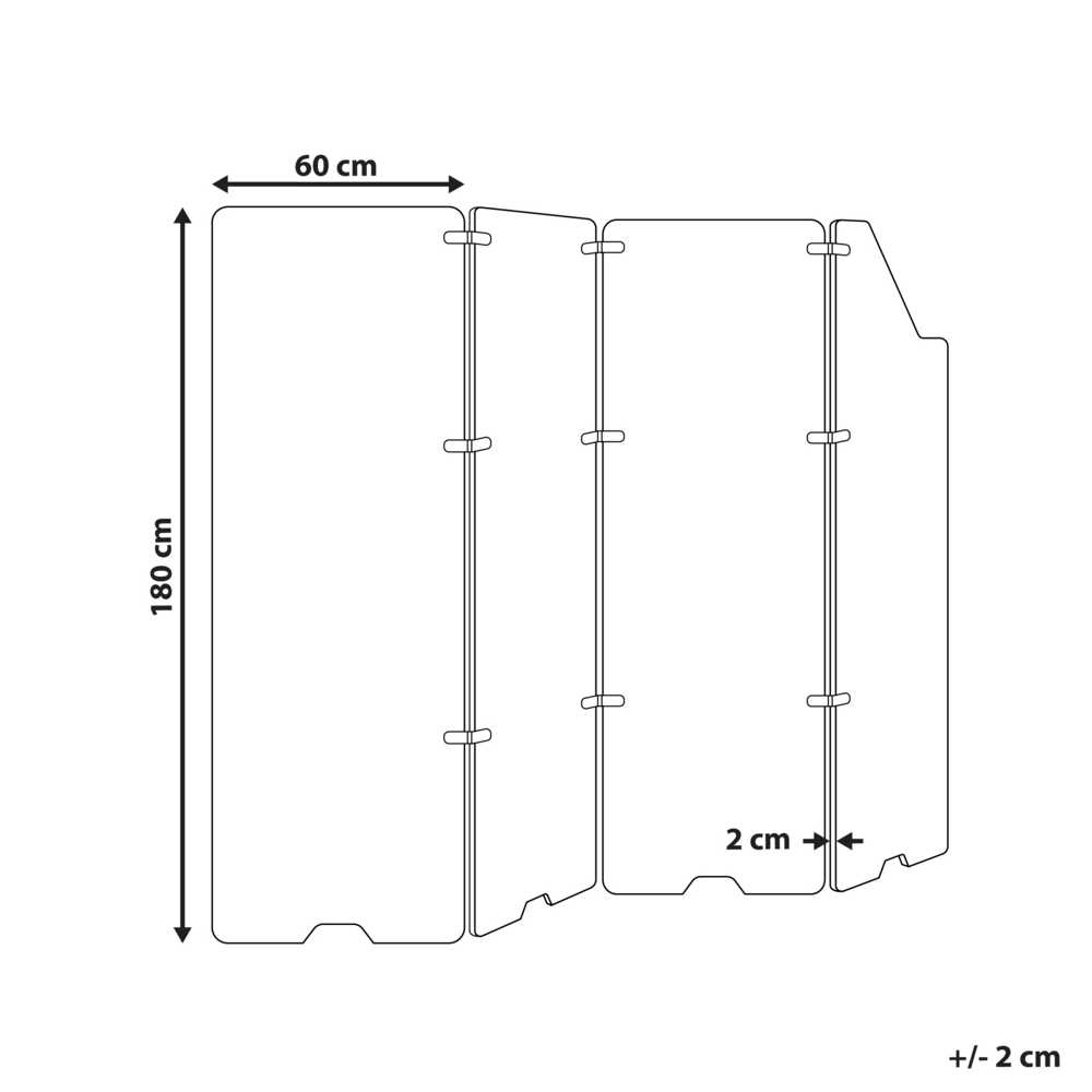 Beliani Biuro pertvara STARRY 240 × 180 cm, tamsiai mėlyna