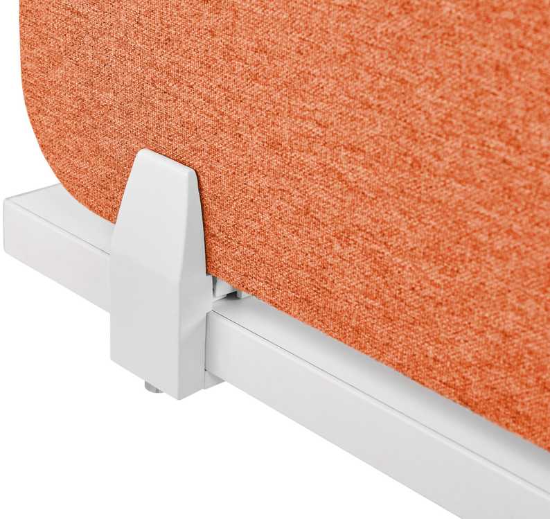Beliani Rašomasis stalas pertvara WALLY 130 x 40 cm Šviesiai raudona