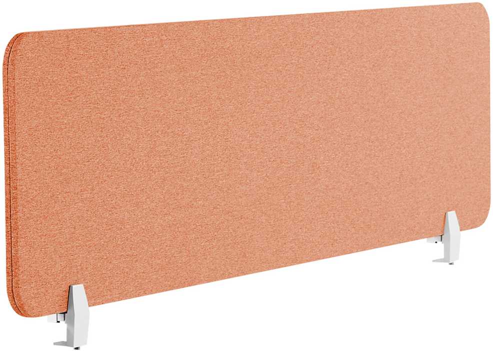 Beliani Rašomasis stalas pertvara WALLY 130 x 40 cm Šviesiai raudona