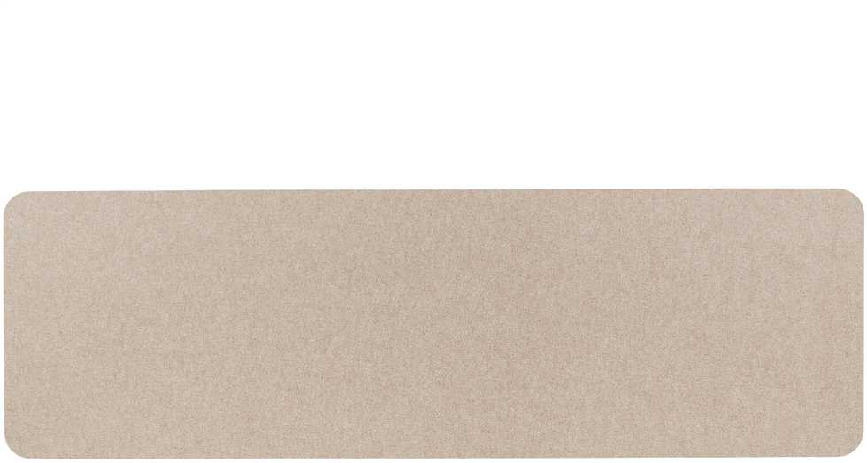 Beliani Rašomojo stalo pertvara SPLIT 160 x 50 cm, smėlio spalvos
