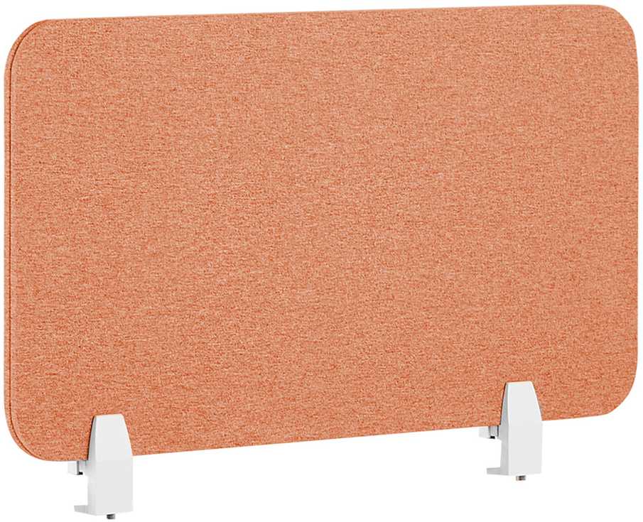 Beliani Rašomojo stalo pertvara WALLY 72 x 40 cm ryškiai raudona