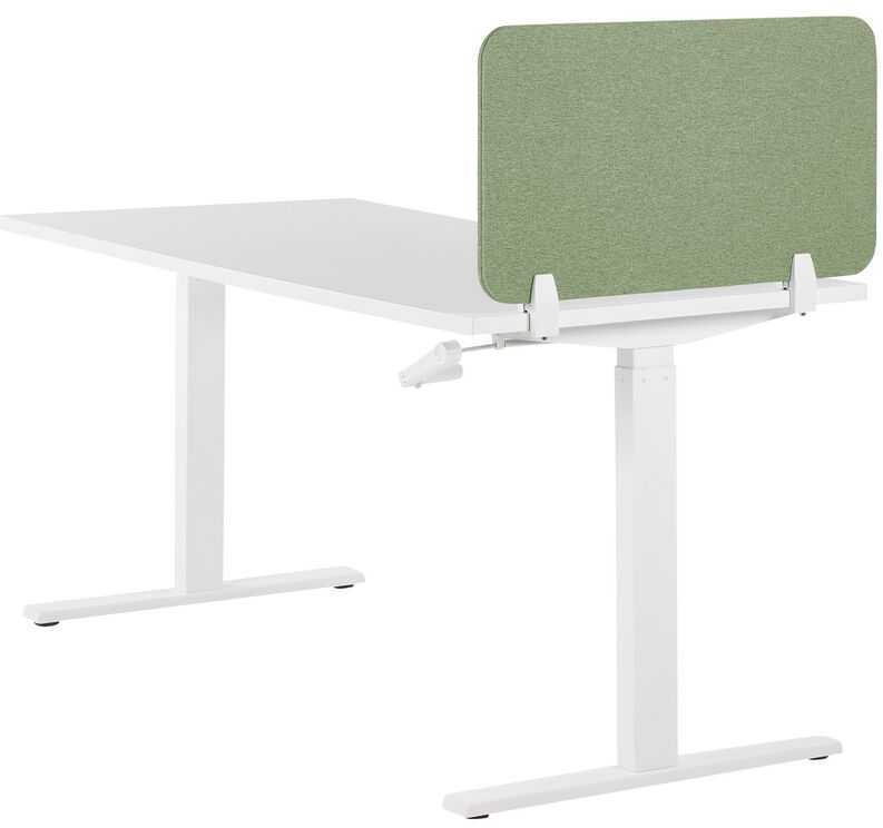 Beliani Rašomojo stalo pertvara WALLY 72 x 40 cm, žalia