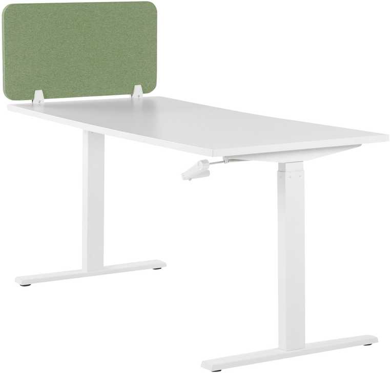 Beliani Rašomojo stalo pertvara WALLY 72 x 40 cm, žalia