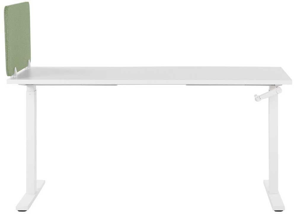 Beliani Rašomojo stalo pertvara WALLY 72 x 40 cm, žalia