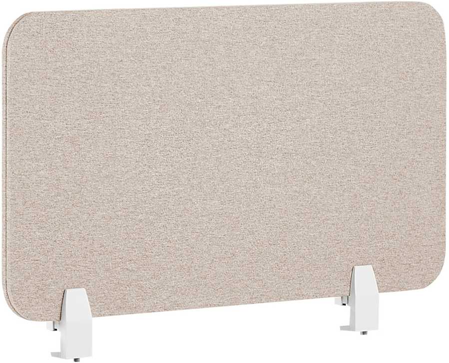 Beliani Rašomojo stalo pertvara WALLY 80 x 40 cm, smėlio spalvos