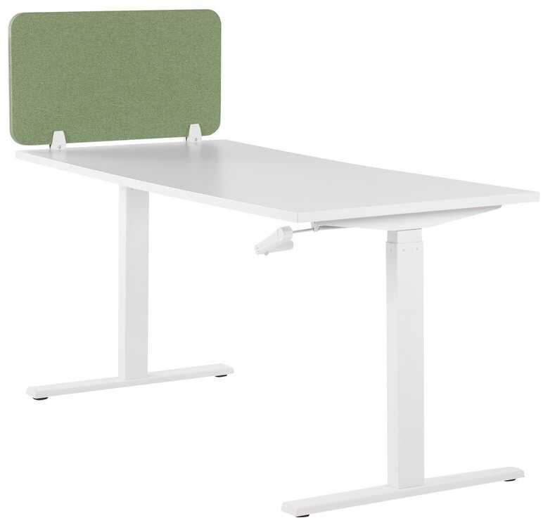 Beliani Rašomojo stalo pertvara WALLY 80 x 40 cm, žalia
