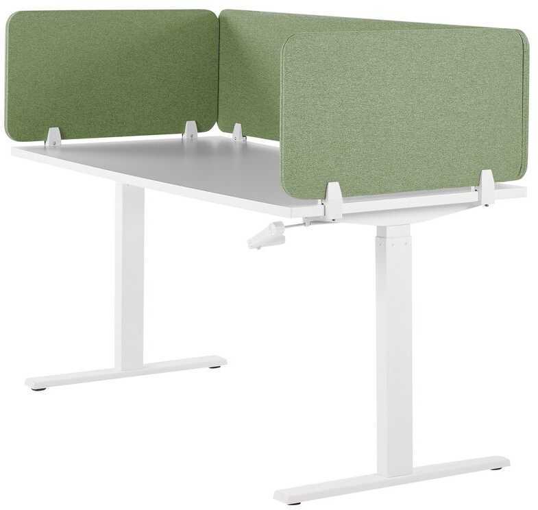 Beliani Rašomojo stalo pertvara WALLY 80 x 40 cm, žalia