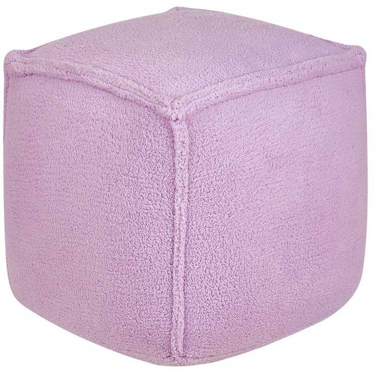 Beliani Puf AS ALIPUR boucle, violetinis